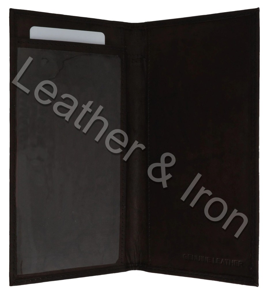 Tasmanian Devil Taz Design Leather Checkbook Cover