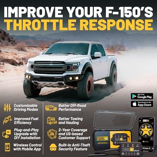 Throttle Response Controller Compatible with Ford F150 2011-2025, Plug-and