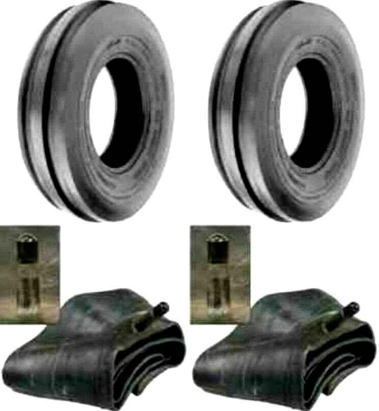 2- 6.00-16,600X16,600-16 THREE RIB DISC,WAGON LRD Farm Tractor Tires w/Tubes