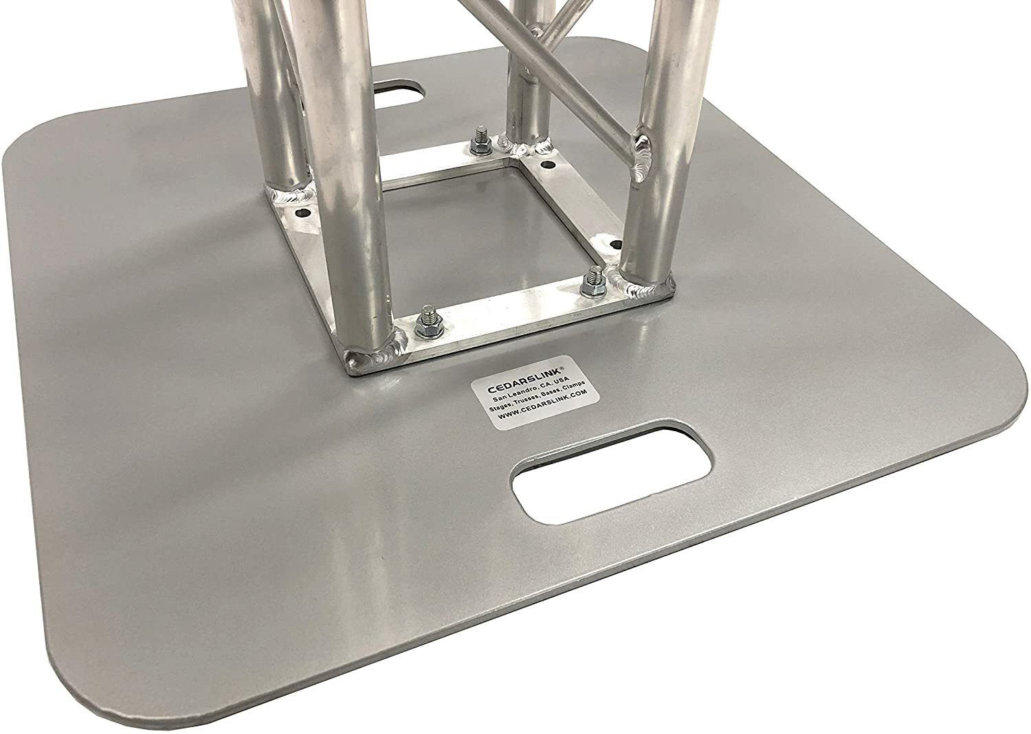 2 DJ Lighting 4.92 ft Bolted Aluminum 8"x8" Truss Light Weight Dual Totem System