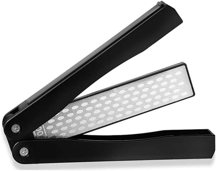 Portable Diamond Sharpening Stone - Double-Sided for Quick and Precise Cutting