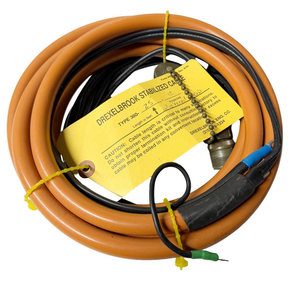 Drexelbrook Type 380-25-12 Stabilized Cable 25 ft Length