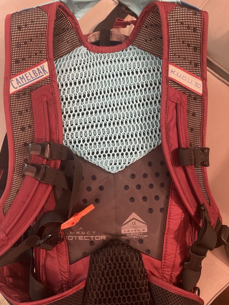CamelBak K.U.D.U. 10 Hydration Pack 10L Red Blue Impact Protector Hiking