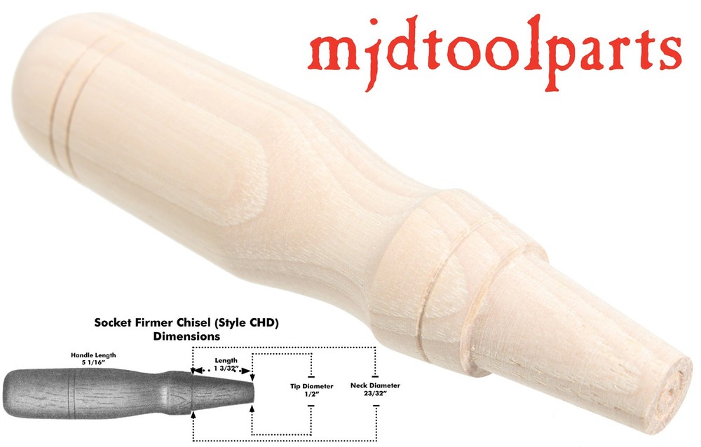 Genuine Amish Turned Handle for Socket Paring Chisel (CHD) - mjdtoolparts