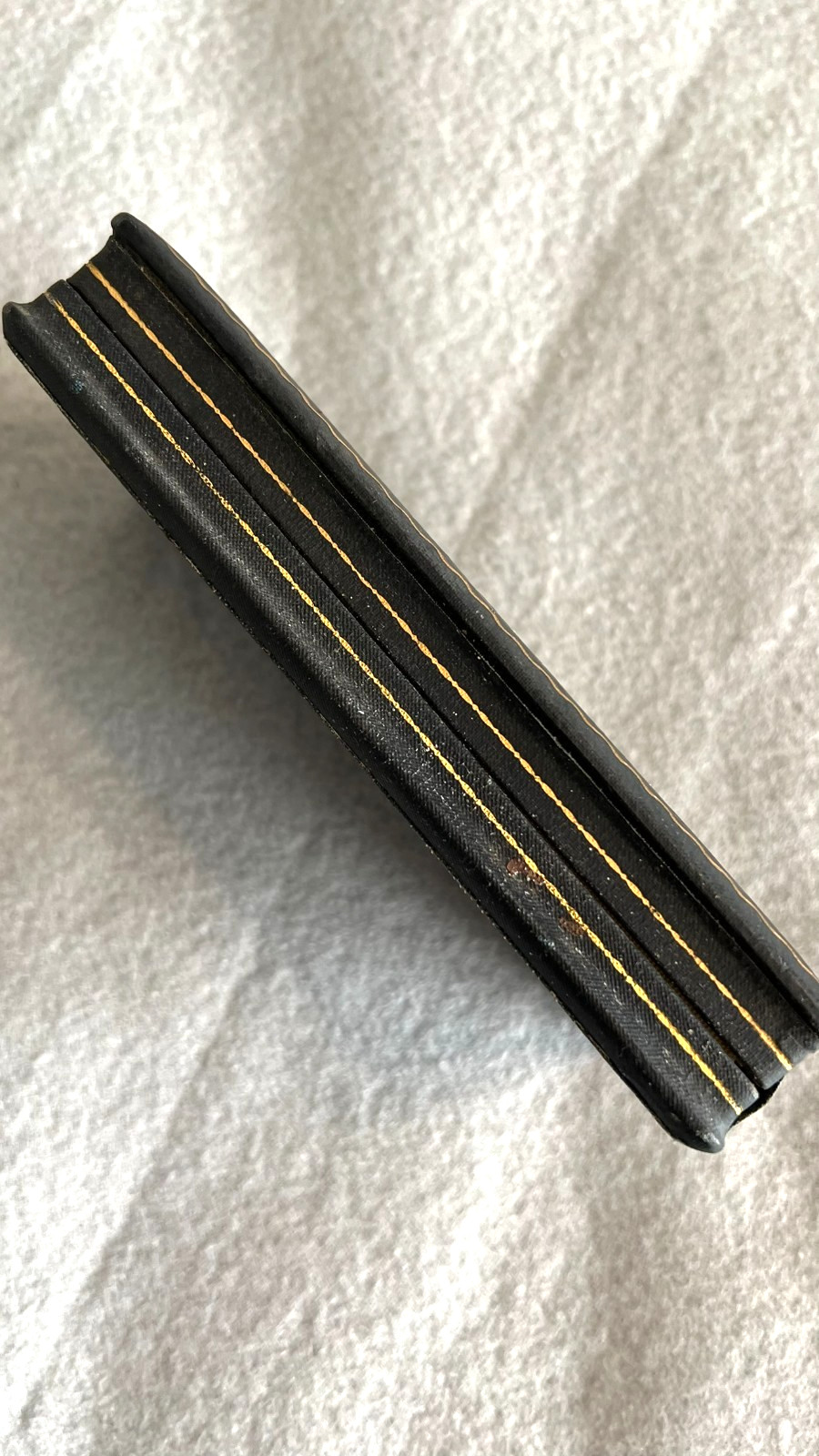 Vtg WWII Vietnam US Bronze Star Medal Presentation Case Coffin Box Only - Empty