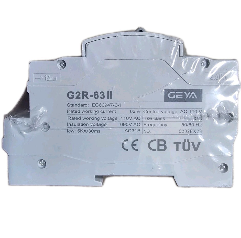 GEYA DUAL POWER SWITCH AUTOMATIC TRANSFER SWITCH G2R-63II