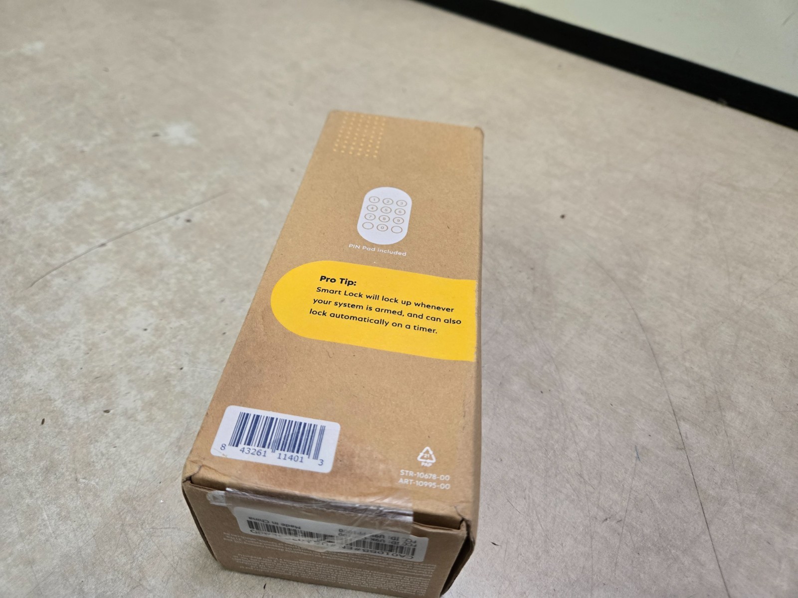 SEALED SimpliSafe Smart Lock Series 2 - Black, Wi-Fi Enabled w/ App & Keypad