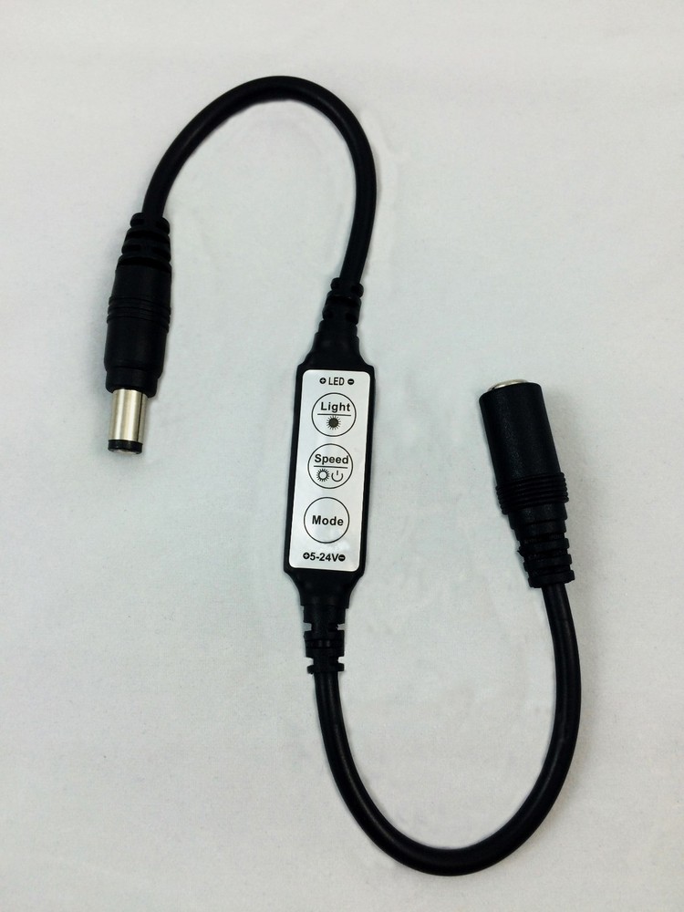 Micro Effects Light 2X white LED & control flash blink strobe 9V prop MELKITW-4B