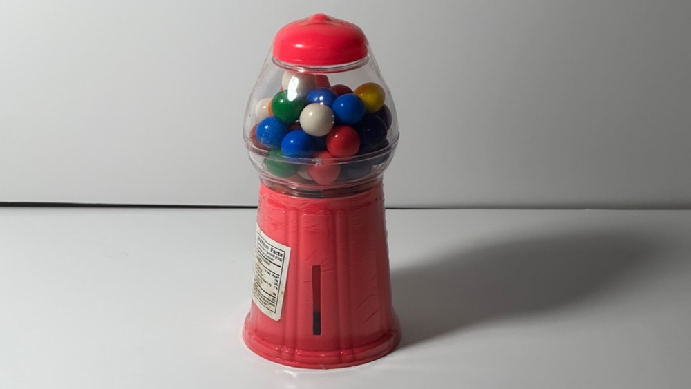 Reusable Gum Ball Machine Full and Mint from - 1996