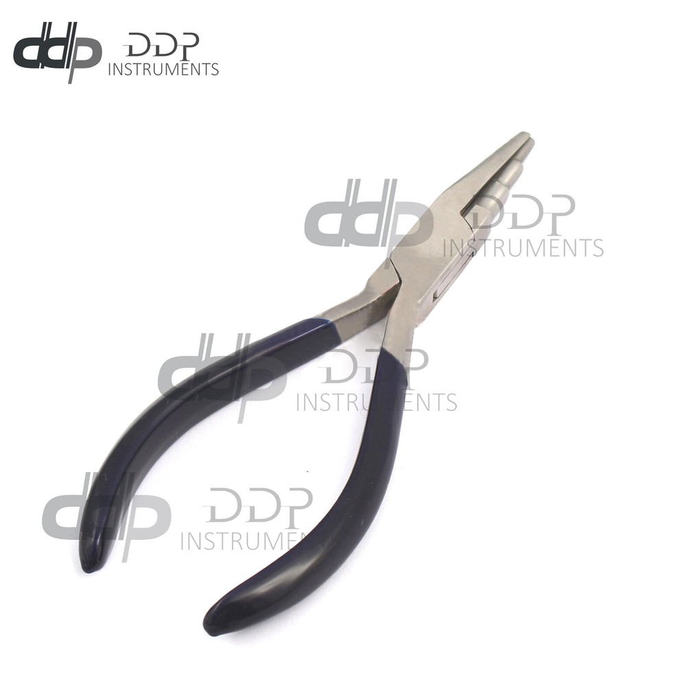 Three Step Forming Wire Looping Wire Bending Round Nose Pliers PVC Dip