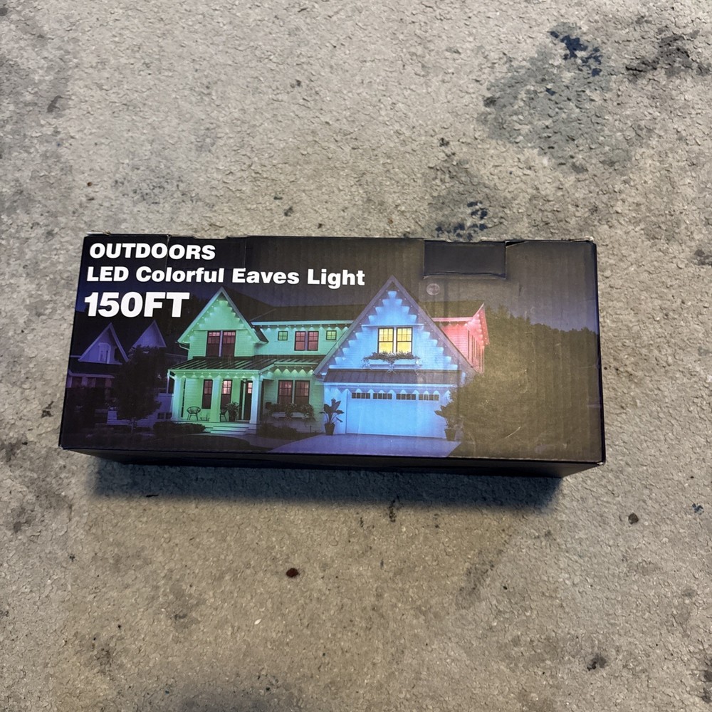 Outdoor Colorful  Eaves  Light 150 Ft