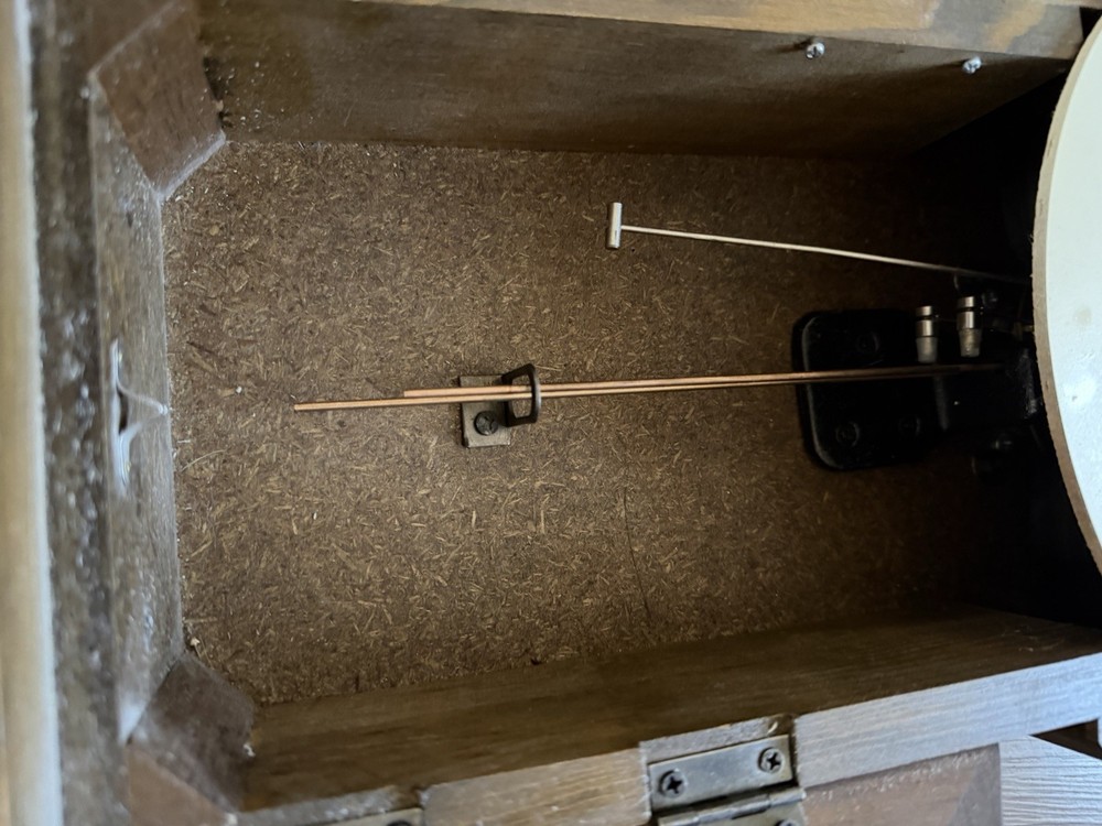 ANTIQUE REGULATOR PENDULUM WALL CLOCK Tested W/ Key