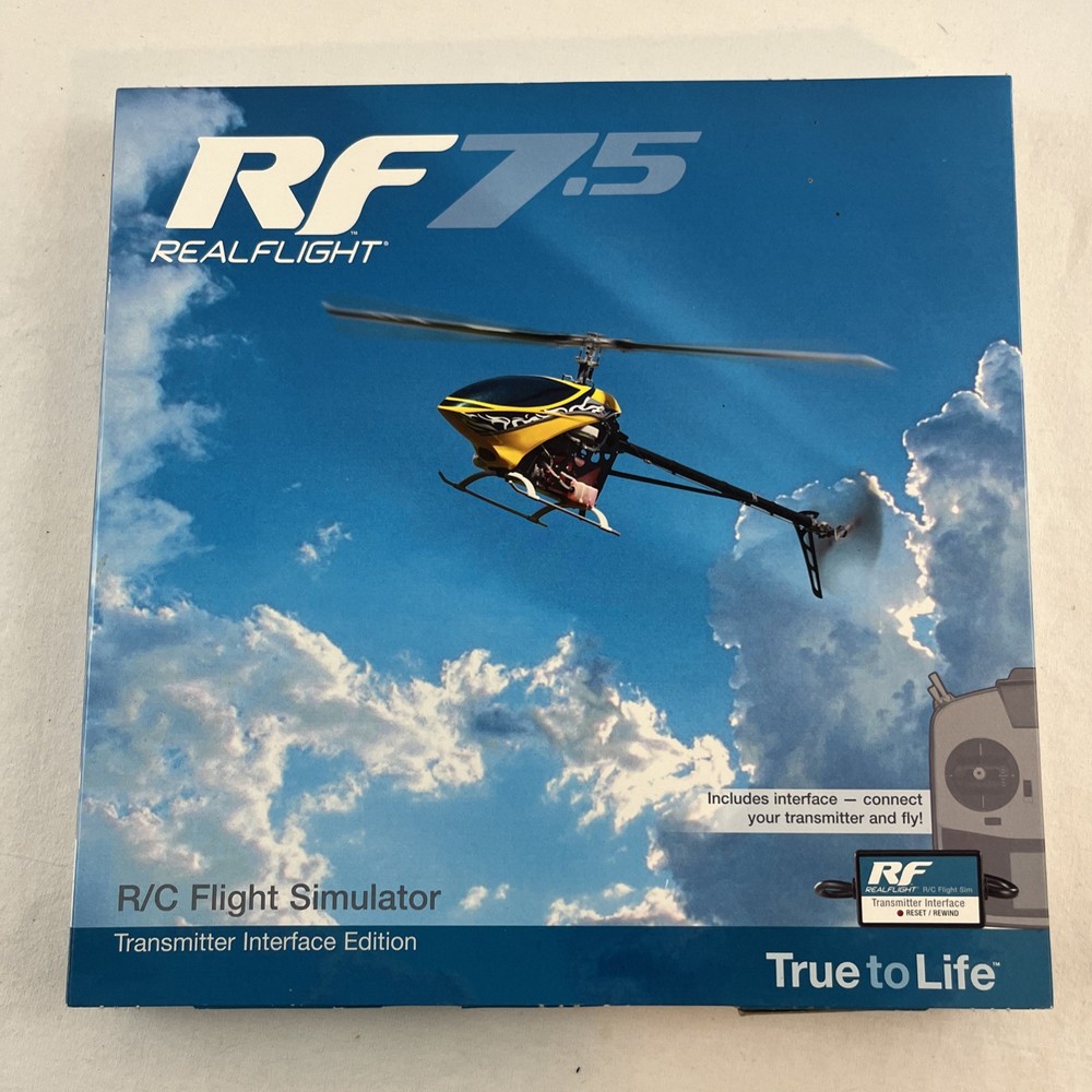 RealFlight 7.5 w/ Wired Transmitter Interface and DVD