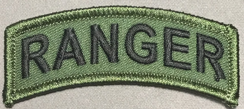 Ranger subdued patch                3.5" x 1.5"