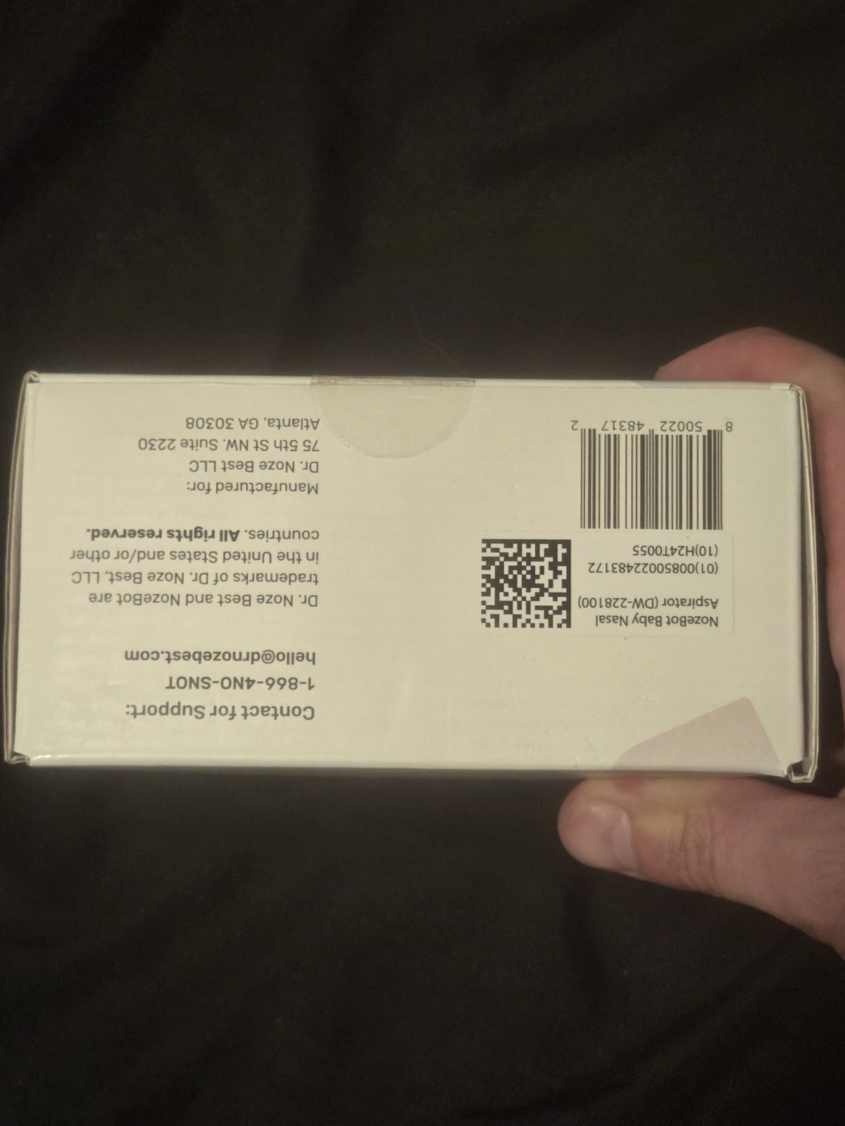 Dr. Noze Best NozeBot Electric Baby Nasal Aspirator High Suction NEW Sealed