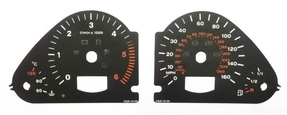 Lockwood Audi Q7 Diesel BLACK Dial Conversion Kit C829