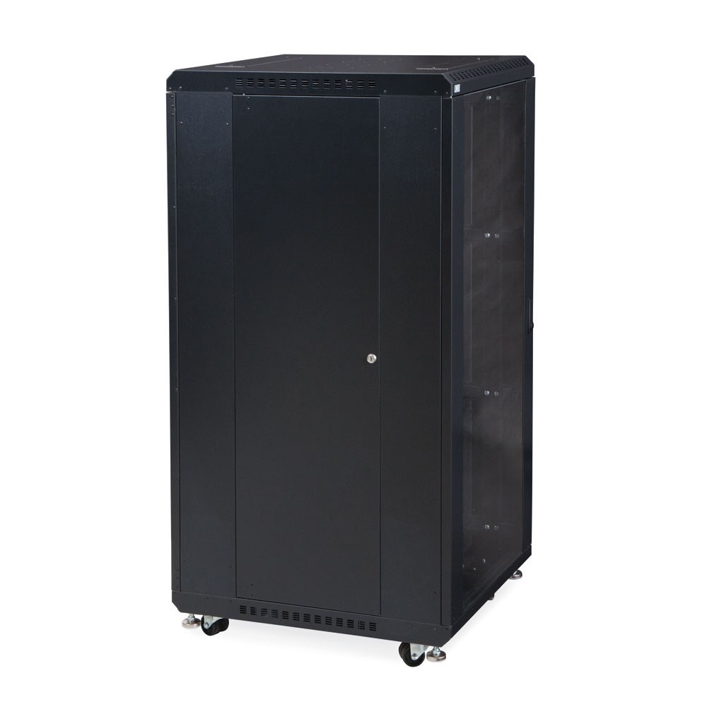 Kendall Howard 27U LINIER® Server Cabinet Solid Doors 24" Depth 3108-3-024-27