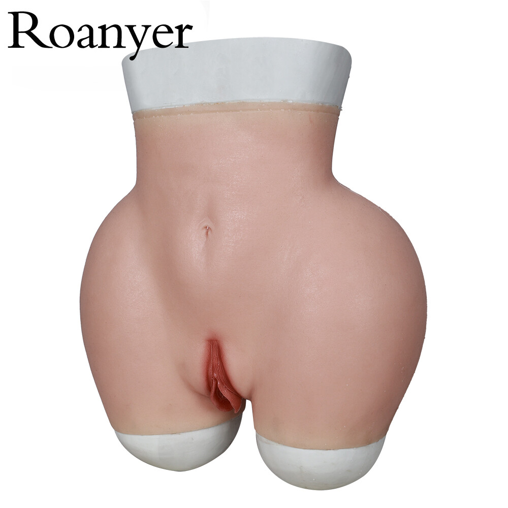 Roanyer Silicone Buttocks Underwear Hip Enhancer Pants Crossdresser Tansgender