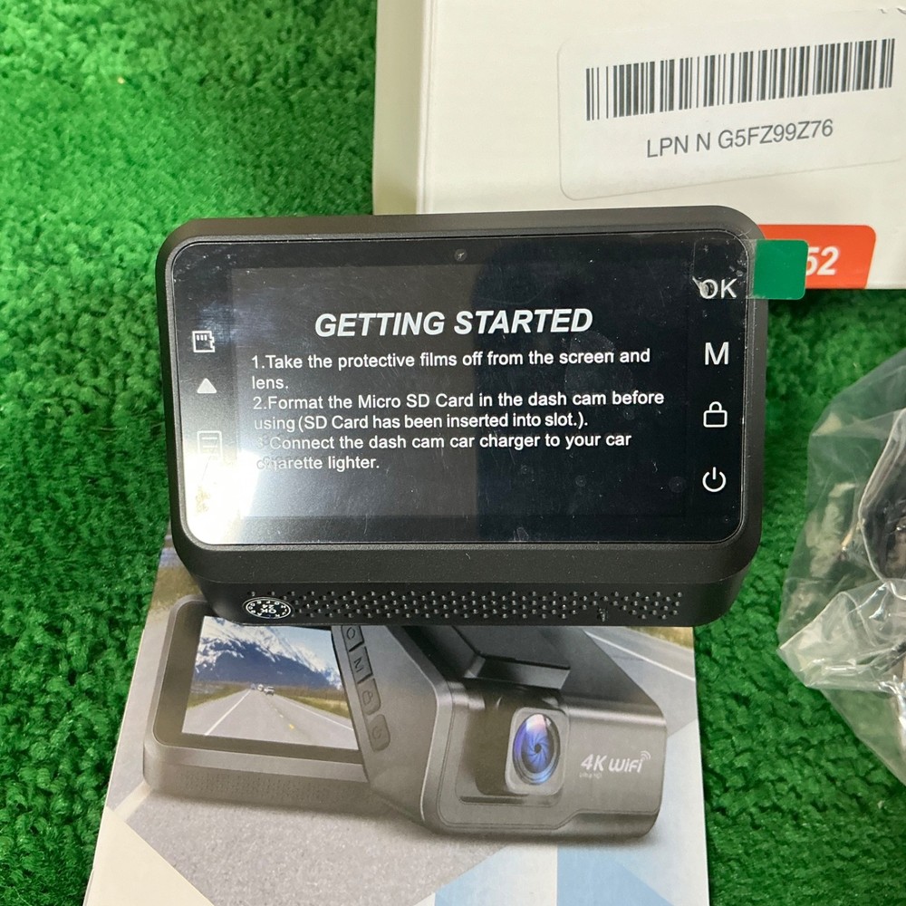 New 4K dashcam WiFi loop recording