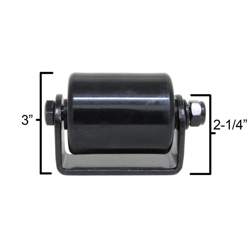 GatorPro 3" Plastic Gate Roller Top Guide Sliding Rolling Slide Non Marking