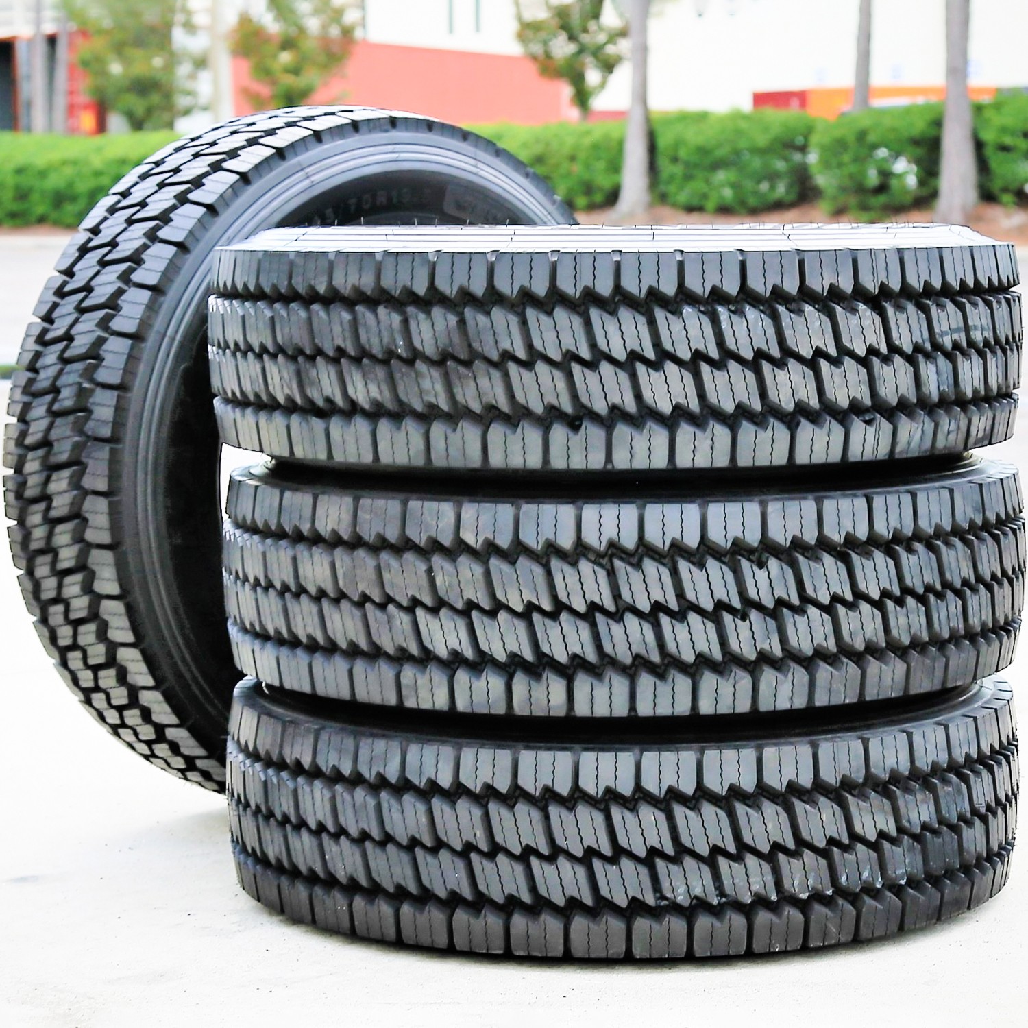 4 Tires Green Max GDR202 245/70R19.5 Load H 16 Ply Drive Commercial