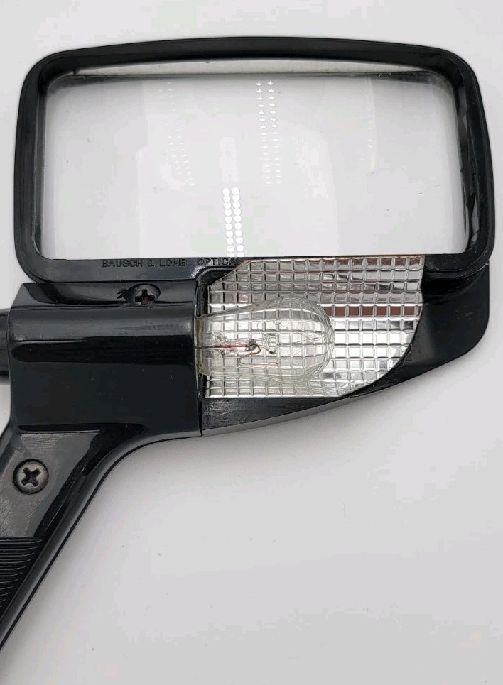 VTG Bausch & Lomb Illuminated Rectangular Reader Magnifier TESTED