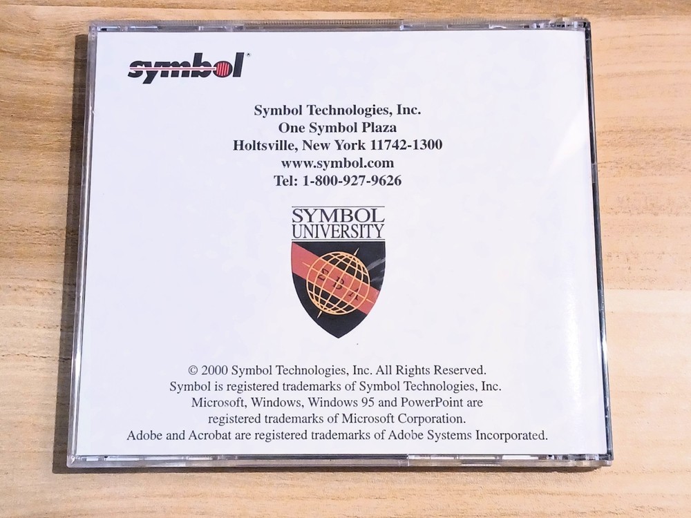 Symbol Technologies Instructional CD "Bar Codes - Introduction" (2000)