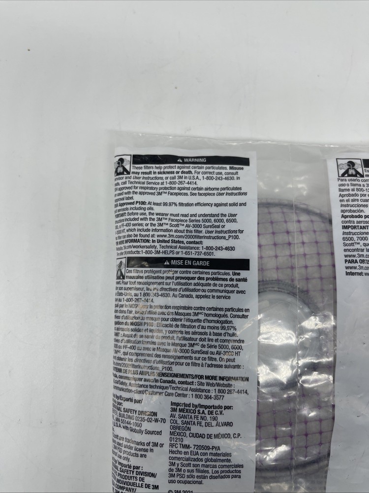 3M Advanced Particulate Filter 2297, P100