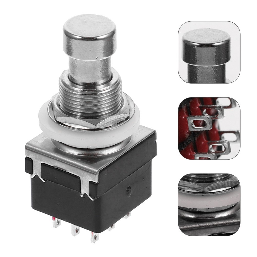 12 Pcs Guitar Effect Footswitch Topper Effector Musical Mini Toggle