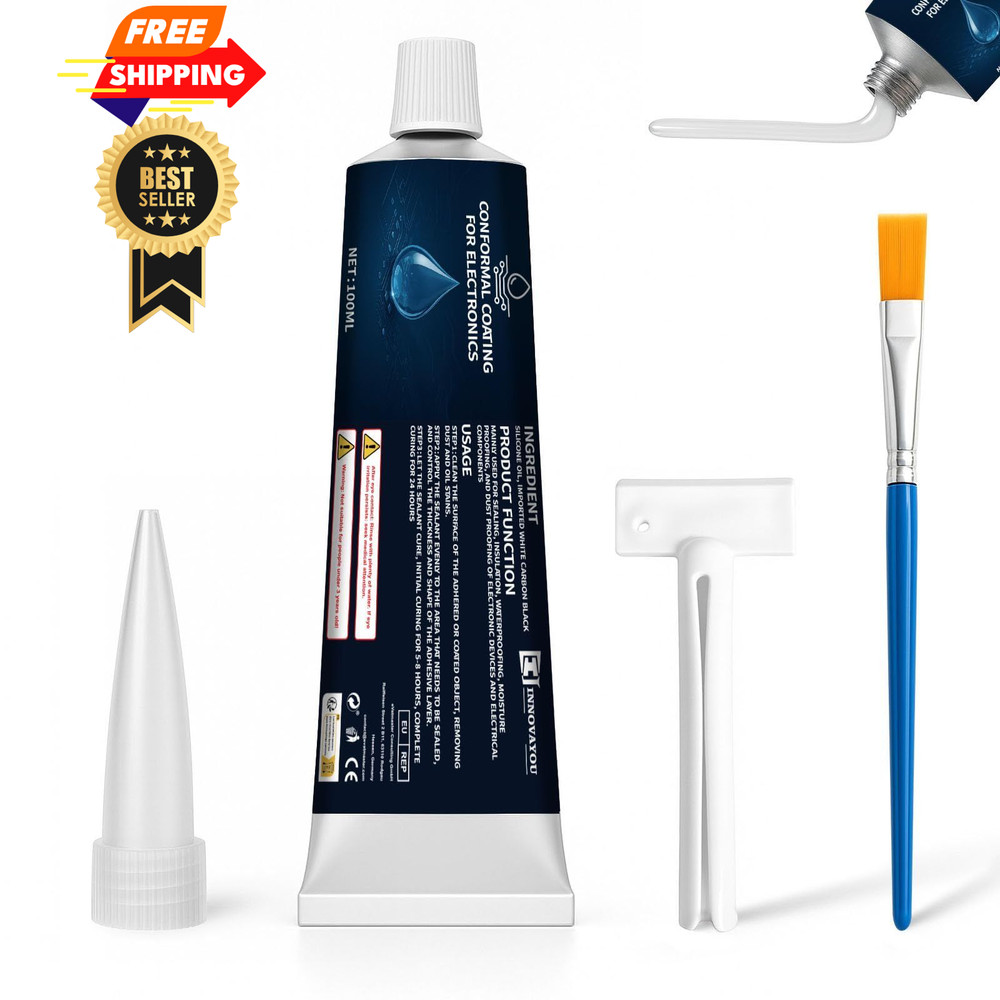 INNOVAYOU 3.38 fl oz Clear Conformal Coating for Electronics 100ml,