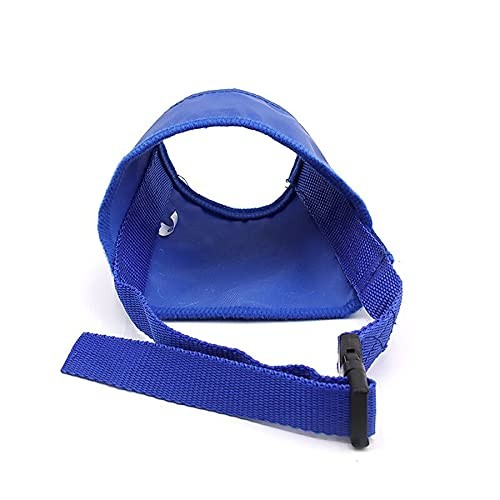 Dog Muzzles Suit, 7 PCS Adjustable Breathable Safety Small Medium Large Blue