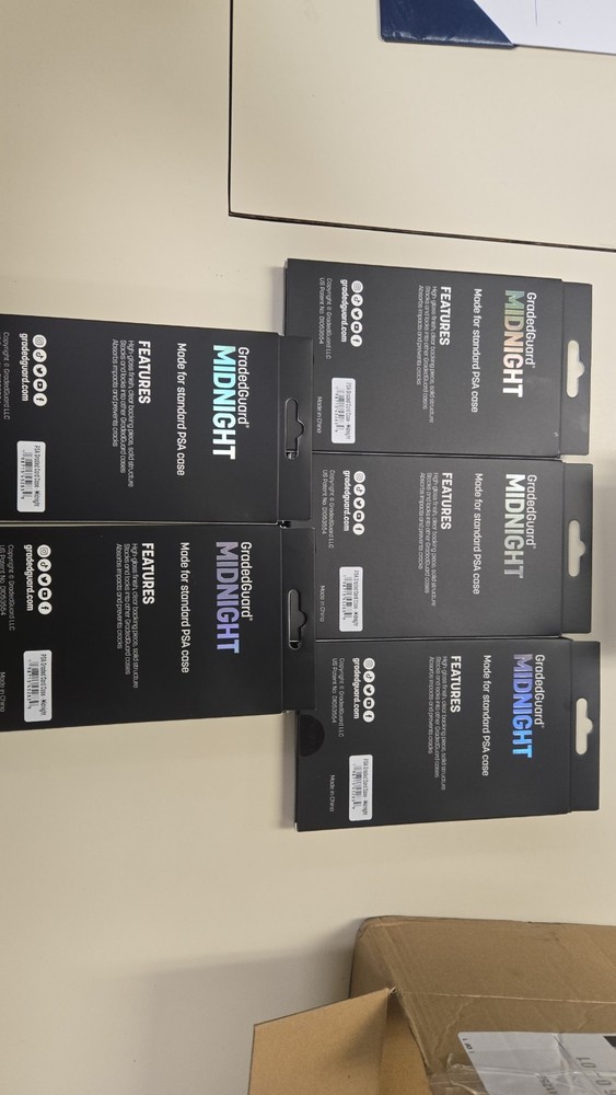 GradedGuard PSA Graded Card Case Guard Protector MIDNIGHT Limited Edition x5