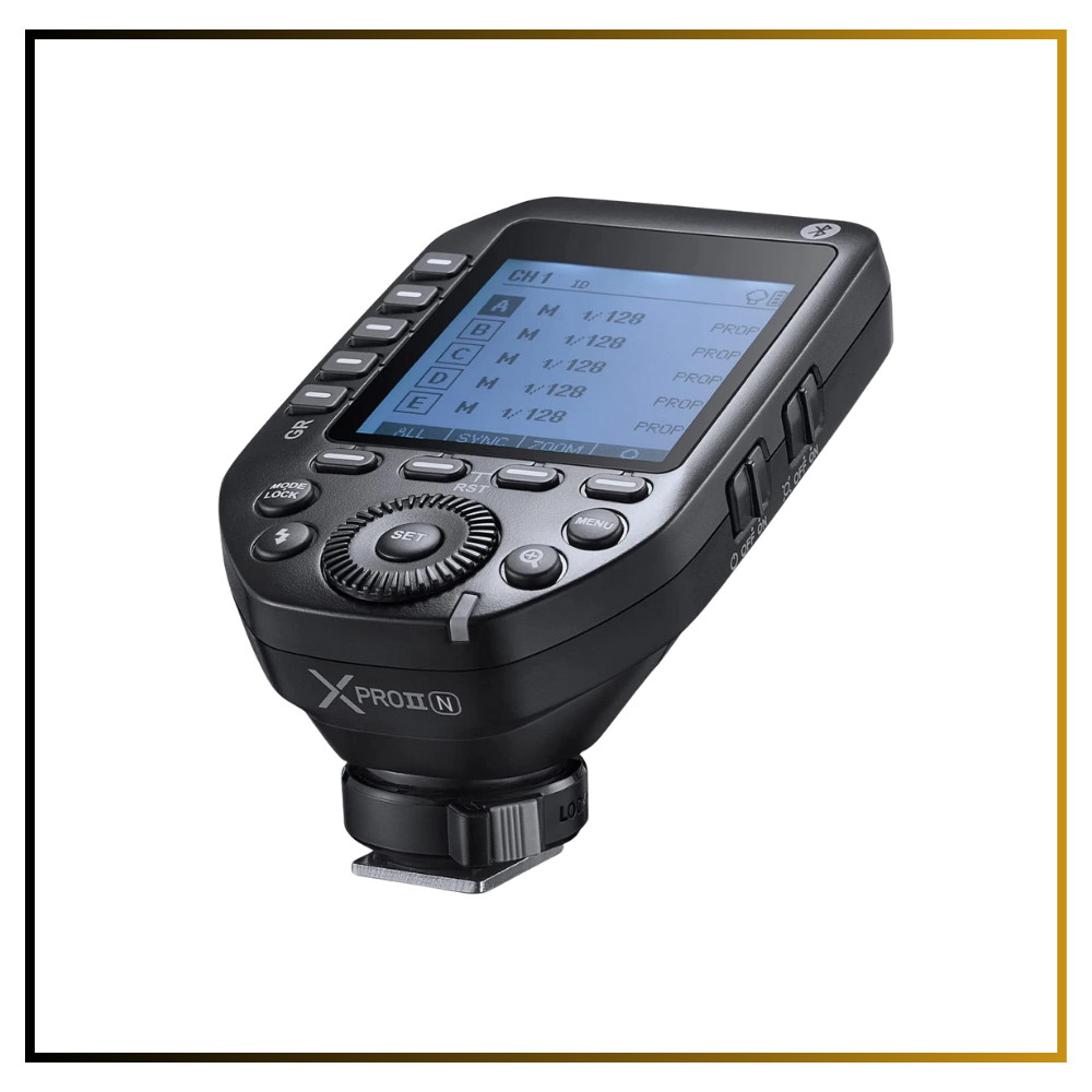 Wireless Flash Trigger fits Nikon Cameras w/ TCM Bluetooth Hotshoe Locking