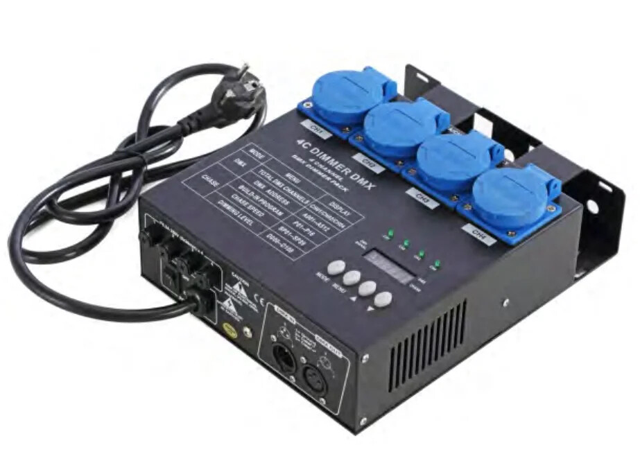 Good Quality LED Controller Digital 4 Channel DMX Dimmer Pack