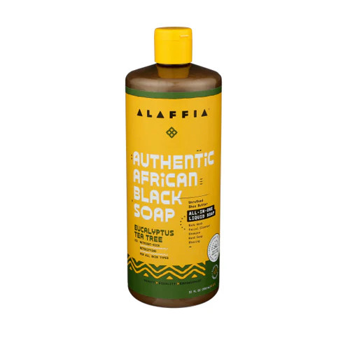 Black Soap Eucalyptus Tea Tree 32 Oz By Alaffia