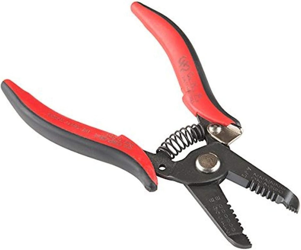 Compact Adjustable 16-26 Gauge Precision Wire Stripper for Electrical Use