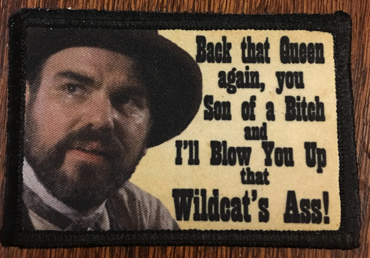 Doc Holiday "I'm Your Huckleberry" Tombstone Movie Tactical ARMY Hook Military