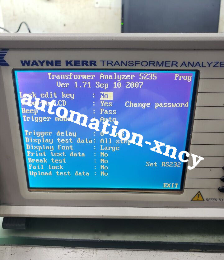 WK WAYNE KERR WK5235 TRANSFORMER ANALYZER