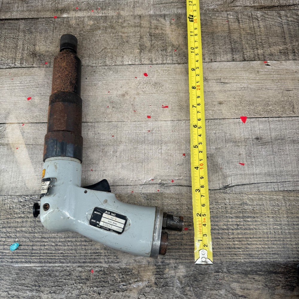 Air Inc Pneumatic Drill Untested Part No 10845