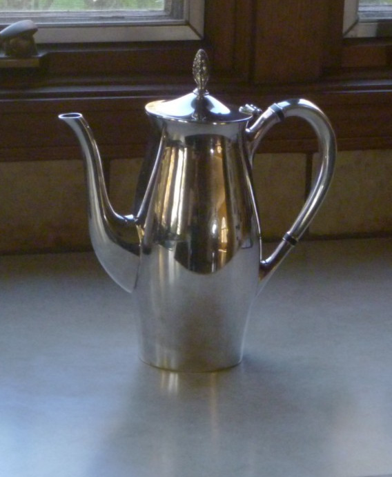 Gorham Paul Revere Silverplate Coffee & Tea Service 5 Piece Set