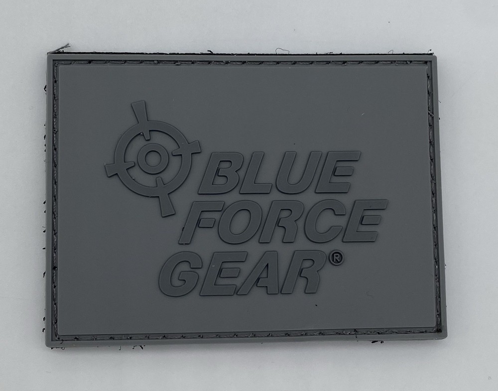 Shot 💥 Show 2024 Blue Force Gear “Gray Logo” Patch, Hook&Loop, New!