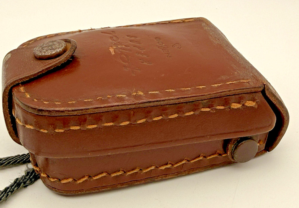 VTG Gossen Super Pilot CdS Light Meter with Leather Case Germany Untested