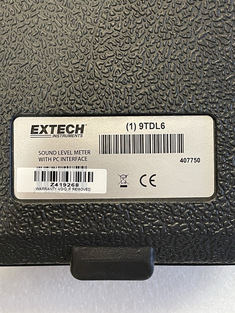 EXTECH DIGITAL SOUND LEVEL METER 407750