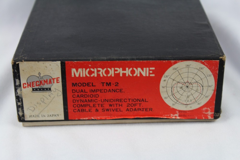 Checkmate Microphone Model TM-2 In Original Box