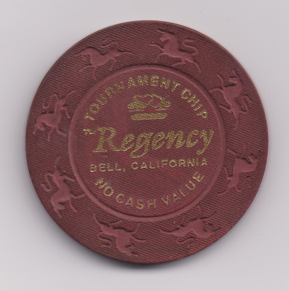 Regency Card Room Tournament Chip