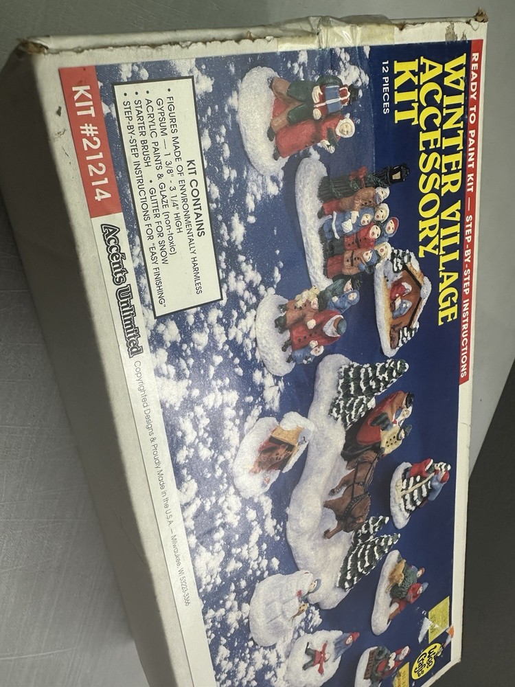 Wee Crafts 21214 Winter Village Accessory Kit