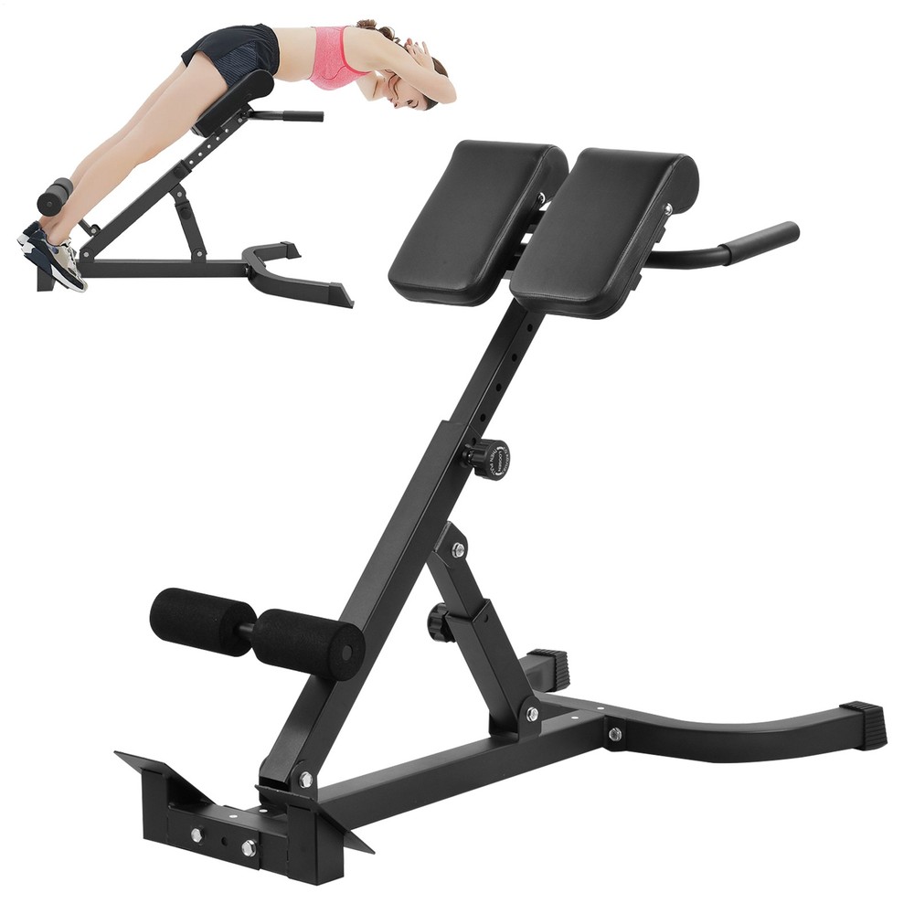 Roman Chair - Adjustable Bench Foldable Exercise Bench Back Extension Machine