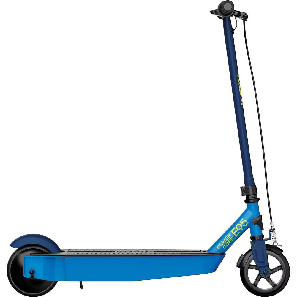 Razor E95 Electric Scooter - Blue: Steel Frame, 10 mph Max Speed,