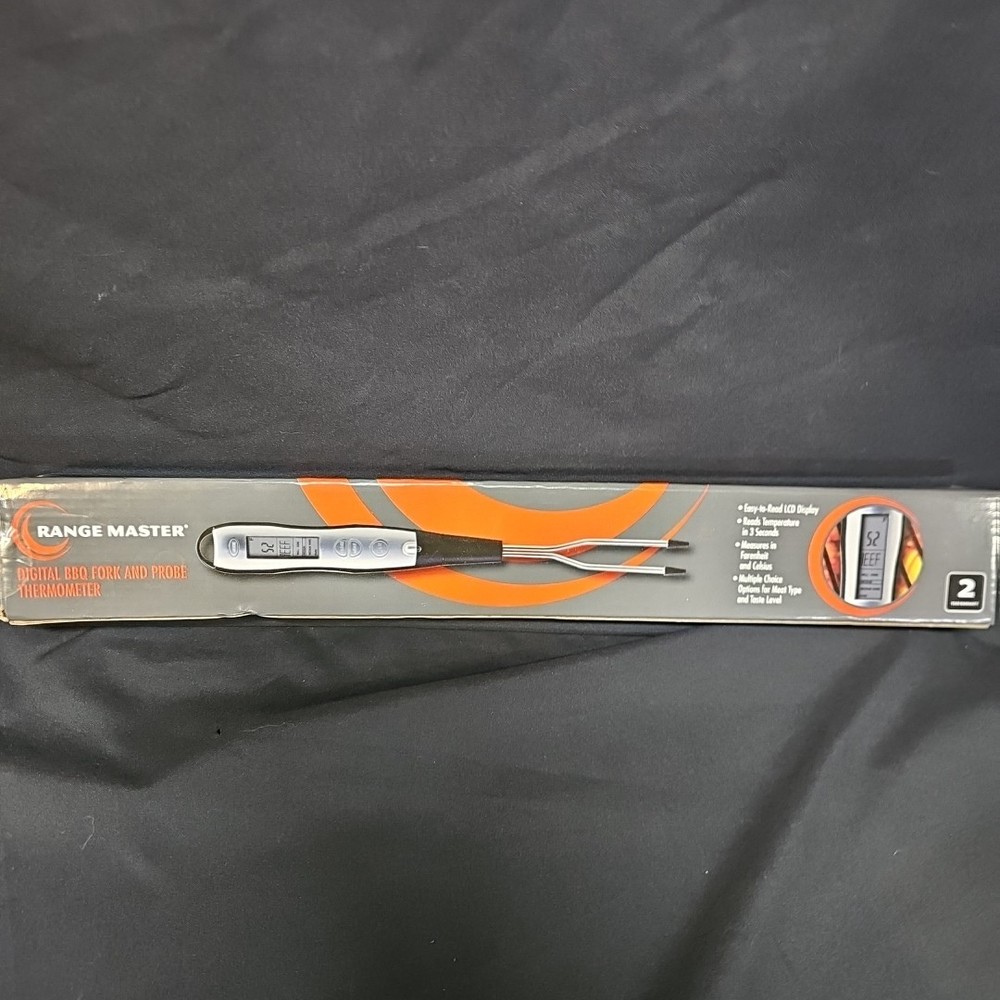 Range Master Digital BBQ Fork & Probe Thermometer Grilling