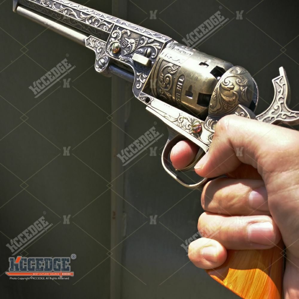 SuperNatural Western Cowboy Black Powder Outlaw Revolver Pistol Metal Replica